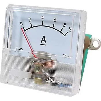 PANELOVÝ AMPÉRMETR 10A= 40x40mm