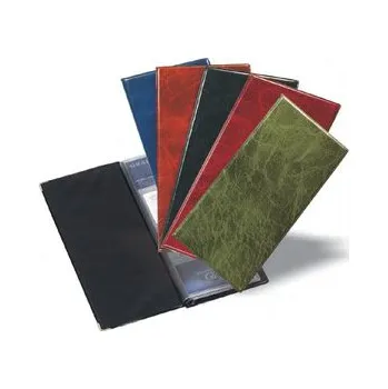 Vizitkář Vizitkář PLASTIK vínový 4řady 80vizitek imitace kůže