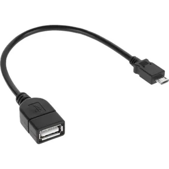 Redukce KABEL OTG USB zdířka A - micro USB konektor - 20cm