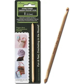 Jehlice Háček pro tuniské háčkování s dvojitým koncem Clover 1307/I