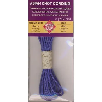 Pletená šňůra modrá Clover 8517