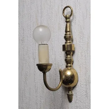 Nástěnné svítidlo Nástěnná lampička mosazná bez stínítka