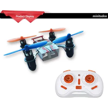 RC model vrtulníku U107 MINI RC QUADCOPTER BLUE - RTF, 4CH, 2,4 GHZ, GYRO