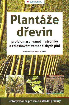 Příroda Plantáže dřevin pro biomasu, vánoční stromky a zalesňování zemědělských půd - Miroslav Kravka a kol. 