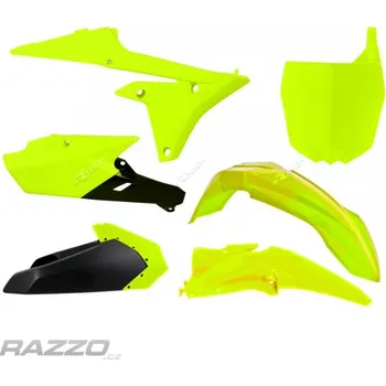 Sada plastů RaceTech Plastic Kit Full Yamaha YZ250F 14-18 / YZ450F 14-17 Flo Yellow