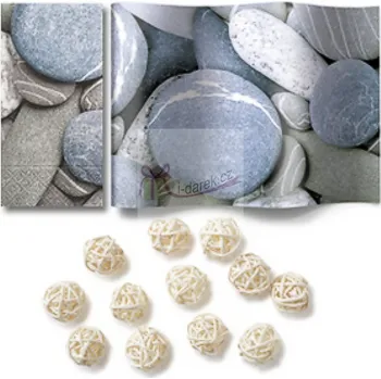 Žertovný předmět Komfortní slavnostní sada na stůl - oblázky