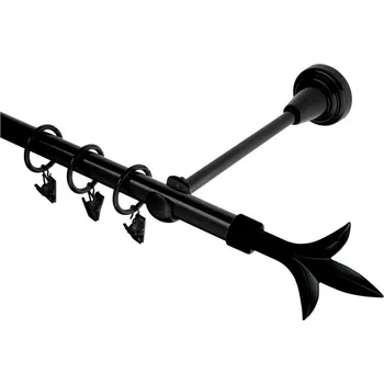 Garnýž Garnýž kovová 160 cm jednořadá 16 Lilie černá