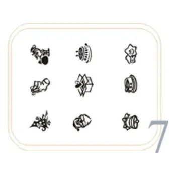 NehtyShop Vánoční destička na razítka 7