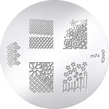 Umělé nehty KONAD destička na razítkování m74