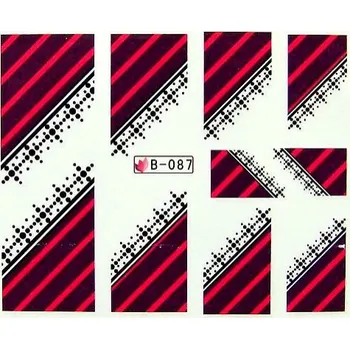 Umělé nehty NehtyShop Vodolepky na francii, proužky