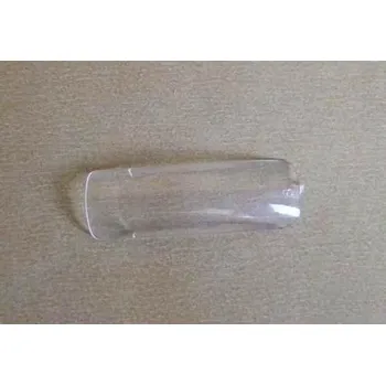 Umělé nehty NehtyShop Tipy průhledné, rovné 100 ks, dlouhá plocha