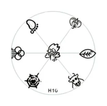 NehtyShop Destička na razítka H10