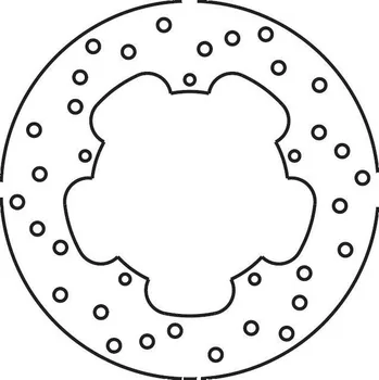 Brzdový kotouč Brembo (Itálie) Zadní brzdový kotouč Brembo - Gilera DNA 50, 50ccm - 00>