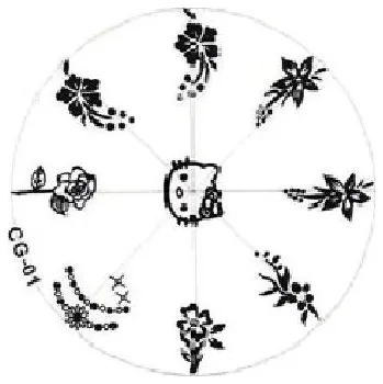 Umělé nehty NehtyShop Destička na razítka CG-01