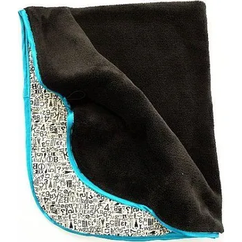 Dětská deka MeeMee Oboustranná deka tyrkysový lem