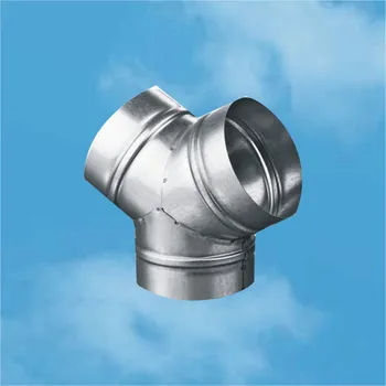 Kanalizační potrubí REFAX Odbočka Y 125 mm 120° vzduchotechnické potrubí pozink