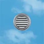 Haco větrací mřížka kruhová se síťovinou NVM 75 nerezová