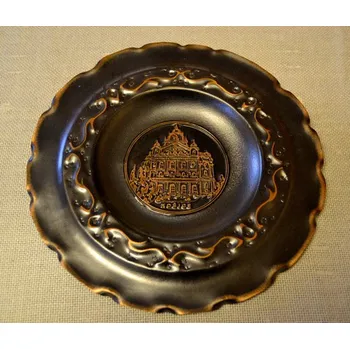 Talíř Košice meděný talíř k zavěšení