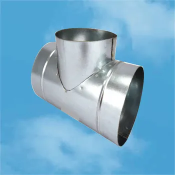 Ventilační potrubí REFAX Odbočka T 125_100_125 vzduchotechnické potrubí pozink