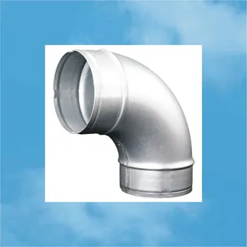 okap REFAX Koleno D 100 mm 90" vzduchotechnické potrubí pozink