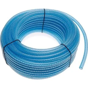 Hadička paliva 6mm s textilním opletem 0,5m