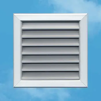 Větrací mřížka Edil Plast, Refax ventilační mřížka hliníková VZT vzduchotechnická žaluzie 240x240 mm