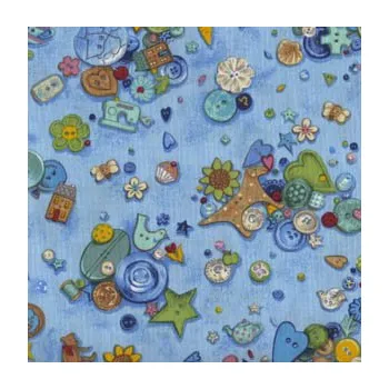 MAKOWER UK Látka bavlna v metráži 329B