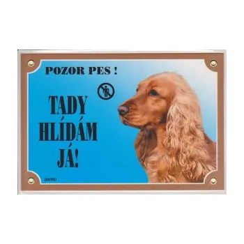 Informační tabulka Tabulka Kokr anglický zlatý