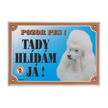 Značení Tabulka Pudl bílý