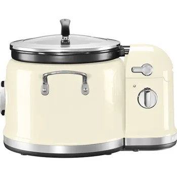 Sada nádobí KitchenAid Sada multifunkční hrnec a míchací stojan mandlová