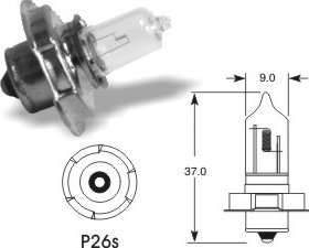 6V 15W P26s S3 Babeta halogen 917
