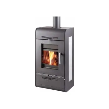 Krbová kamna ANDRUS černá, šedá dlažba zdarma doprava