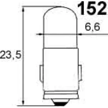Auto elektroinstalace 24V 1.2W BA7s