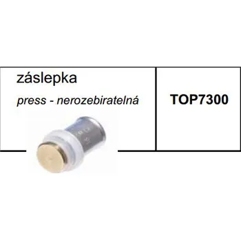 rozdělovač topení Al pex Záslepka nerozebiratelná 26 TOP 7300