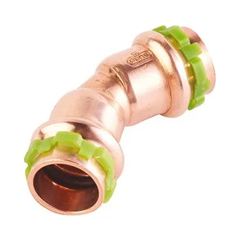 Fitinka Cu lisovací koleno 22, 45° AxA voda Comap Sudopress