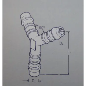 Zavlažování Hadicová spojka rozbočovací 3