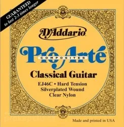 Struna pro kytaru a smyčcový nástroj Struny nylonové pro klasickou kytaru D'Addario EJ46