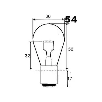 Autožárovka 24V 50W BA20s
