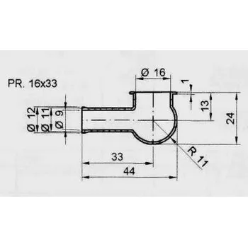 Auto elektroinstalace Průchodka gumová fajfka 2 střední