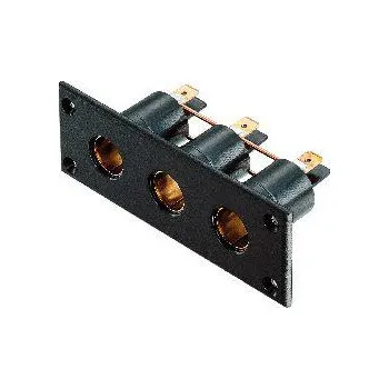 Zásuvka PAL 2-pól 3x, 6-24V/16A, 12mm