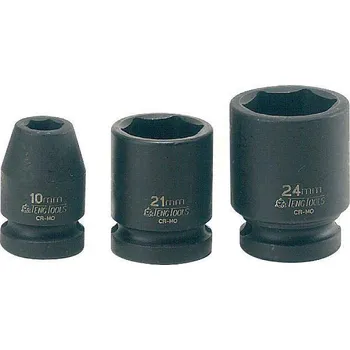 Gola hlavice TENGTOOLS Rázová hlavice tvrzená 19MM 1/2"