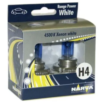 Autožárovka Krabička 2 x H4 12V 60/55W P43t RANGE POWER WHITE NARVA