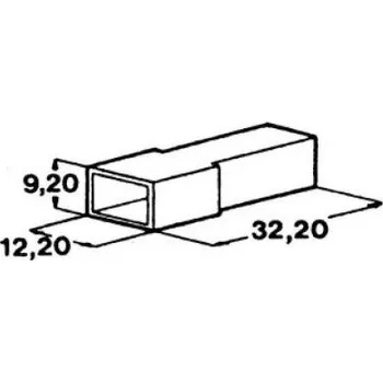Elektrický konektor Kryt na 1 kolík 6,3mm 427926