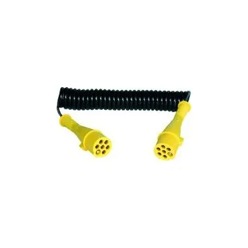 Auto elektroinstalace Elektrický kabel 7pramenný, 24 V spirálový - N (dutinka)