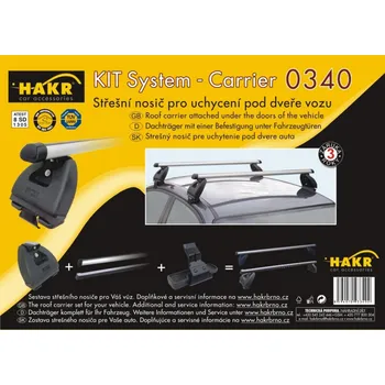 Příčník na automobil Příčníky Hakr FORD SCORPIO 5dv hatchback ALU 85-94