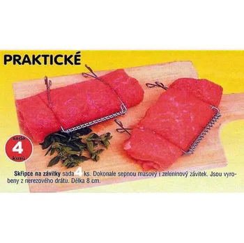 Truhlářská svěrka Svěrky na masové závitky ptáčky cena=4ks