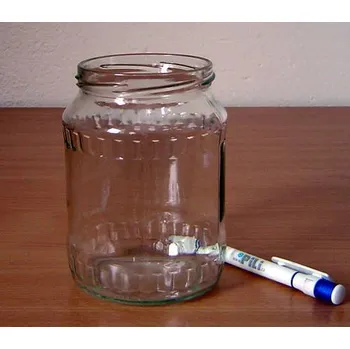 Zavařovací sklenice Sklenice zavařovací 720ml závitová na med, okurky, kompotová