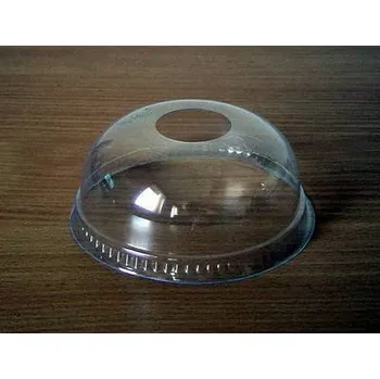 Jednorázové nádobí Kelímek-Víčko vypouklé 95mm + otvor cena=50ks