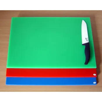 Kuchyňské prkénko Prkénko-deska barevná plast 45x30x1,3cm červená