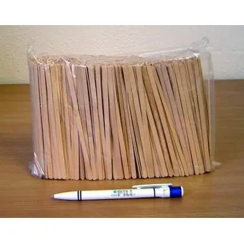 Jednorázové nádobí Míchátka dřevěná 1000 ks 14cm